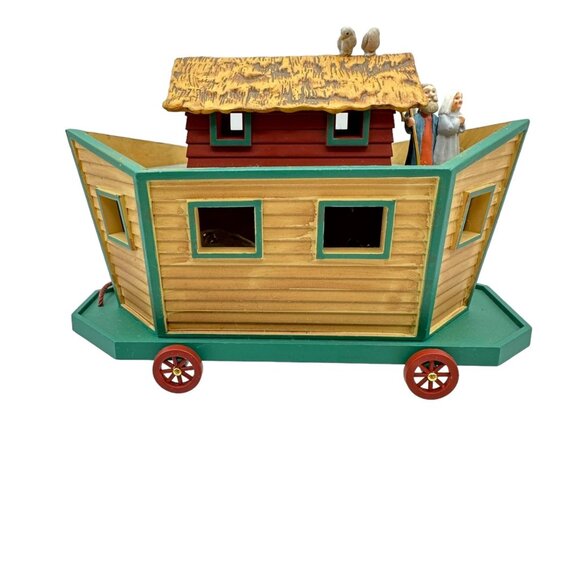 Hallmark Keepsake Ornament Noah's Ark Three Piece Set Special Edition Handcrafte - Picture 2 of 13